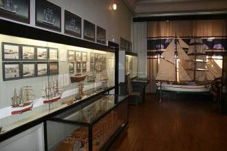 Interior view of the Museum of History of Riga and Navigation